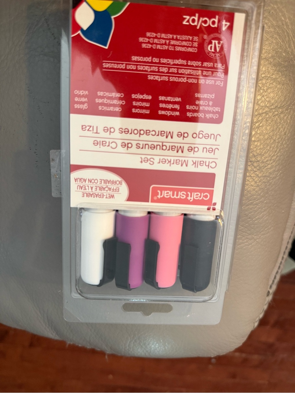 Craft Smart Chalk Marker Set - White, Purple, Pink, Black